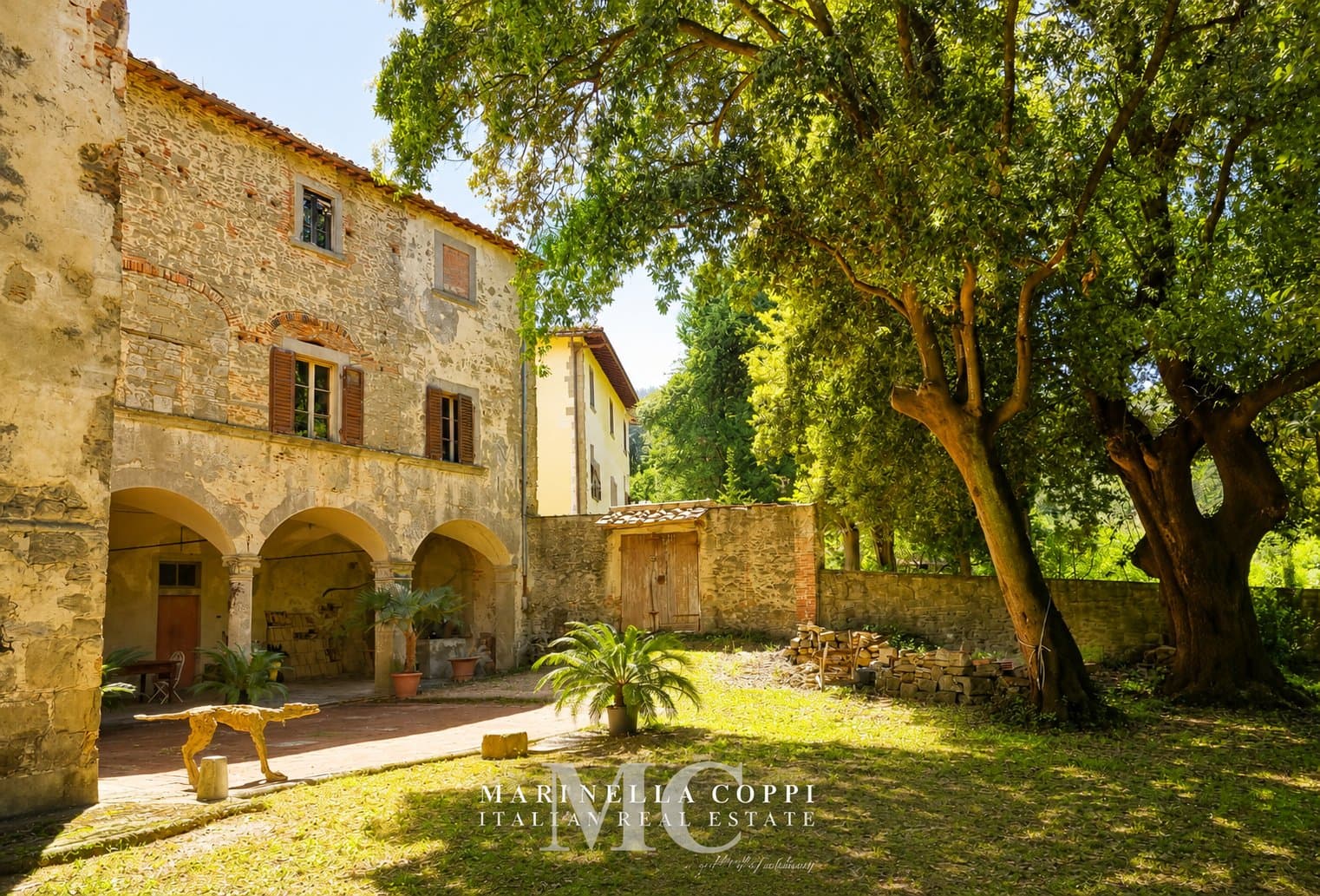 Historic Castle in Tuscany with 4 Hectares of Land — in Italy