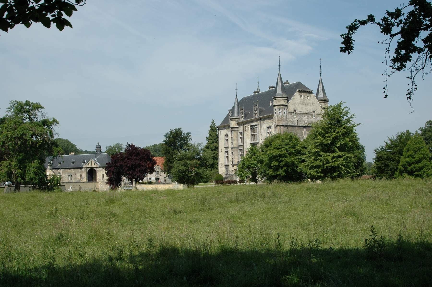 Historic Schaloen Castle With 16 Apartments And Scenic Views