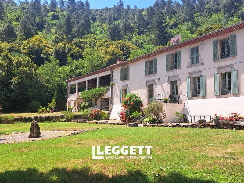 Historic Riverside Castle Near Cévennes National Park 4
