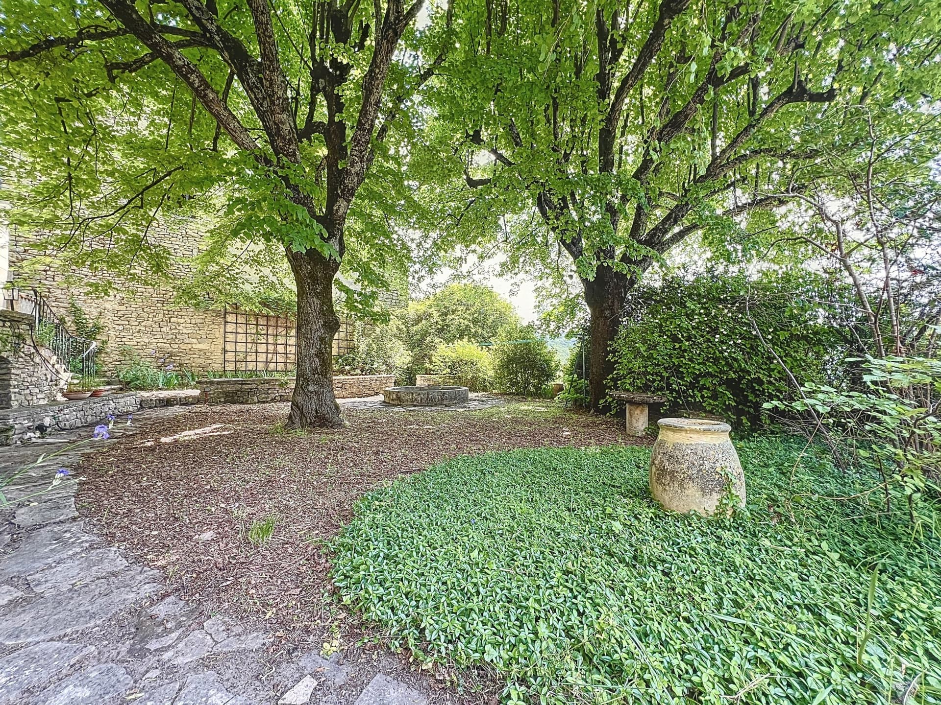 Authentic Medieval Village House With Garden And Panoramic Views — in Luberon, France