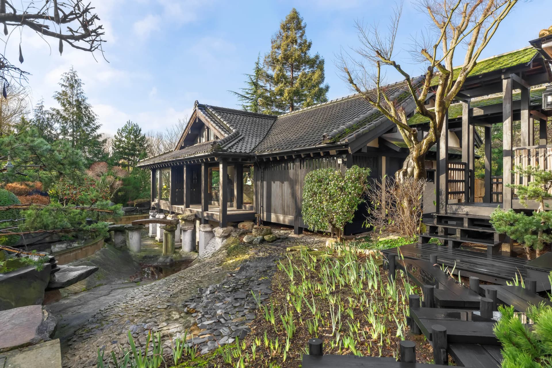 Elegant Detached Residence With Japanese Pavilion And Koi Carp Pond 5