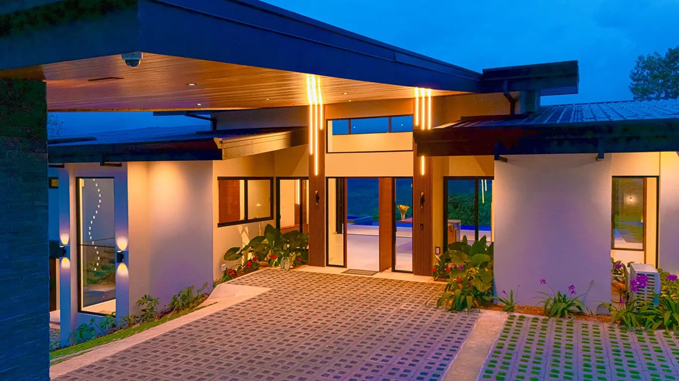 Luxury Modern Estate With Waterfall Views In Playa Dominical
