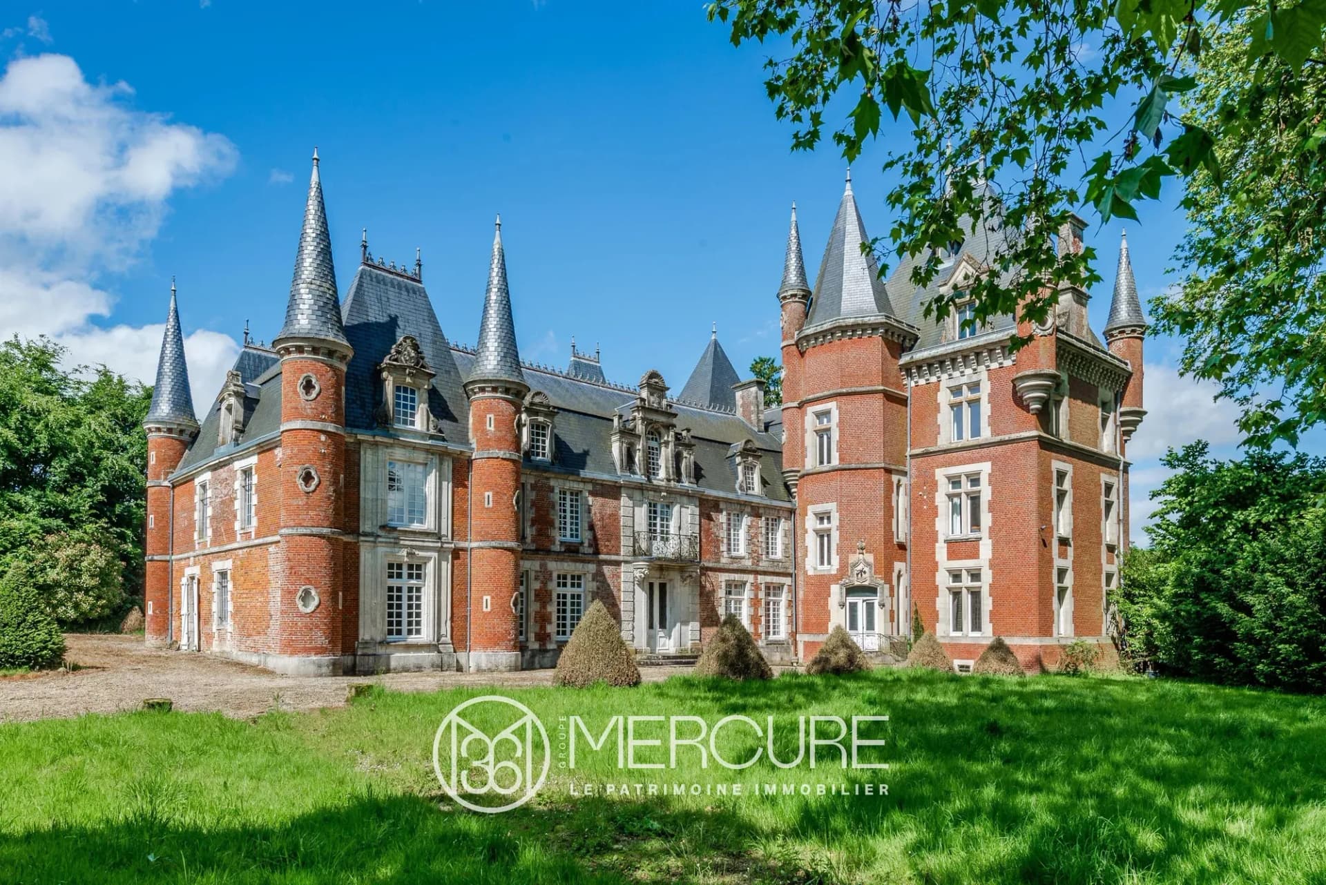 Elegant 17th and 19th Century Château with Annex and Expansive Grounds