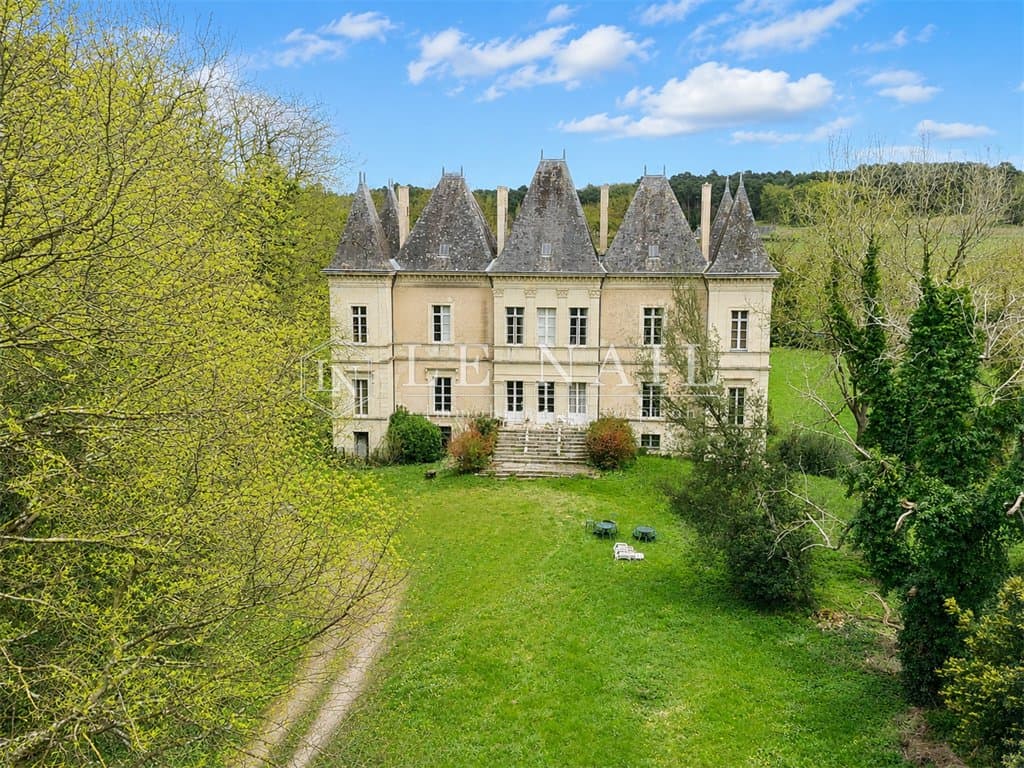 Charming 19th Century Château Surrounded By Wooded Park
