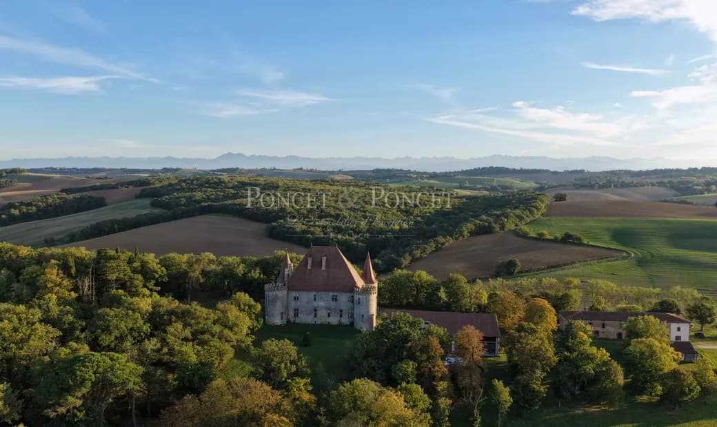 Historic Renaissance Château With Stunning Pyrenees Views
