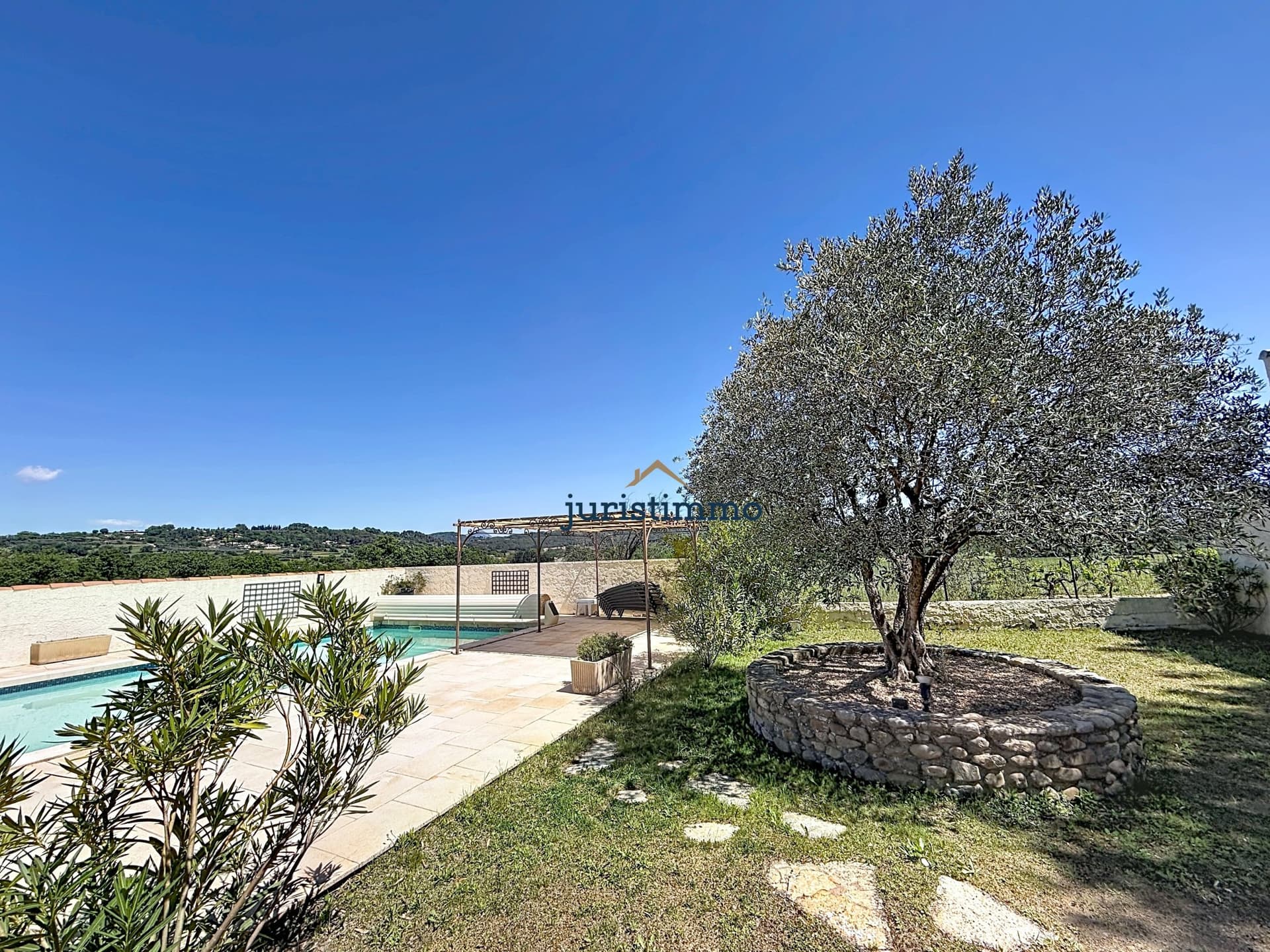Elegant Character Property With Stunning Views And Heated Pool — in France
