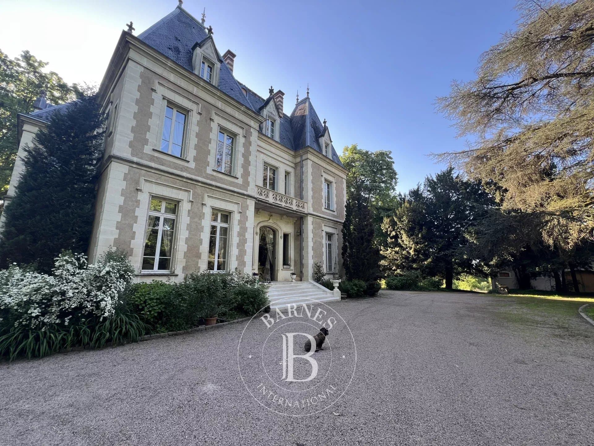 Elegant Manor House With Tennis Court And Old Mill — Manor House for sale in France