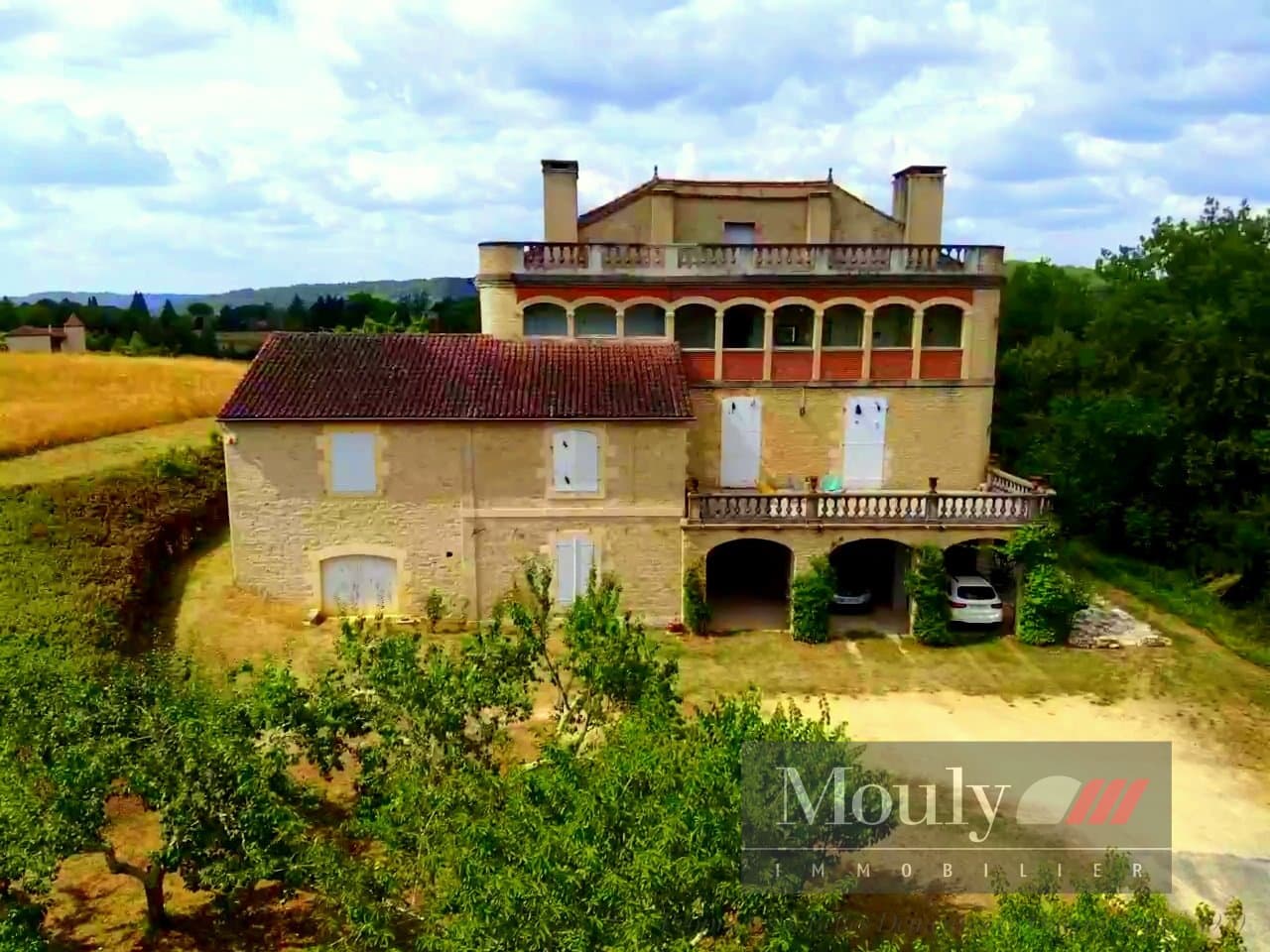 18th Century House with Panoramic Valley View in Lot 2