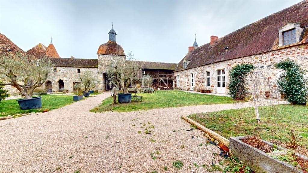 Charming Fortified Farm With Stables And Pond 2