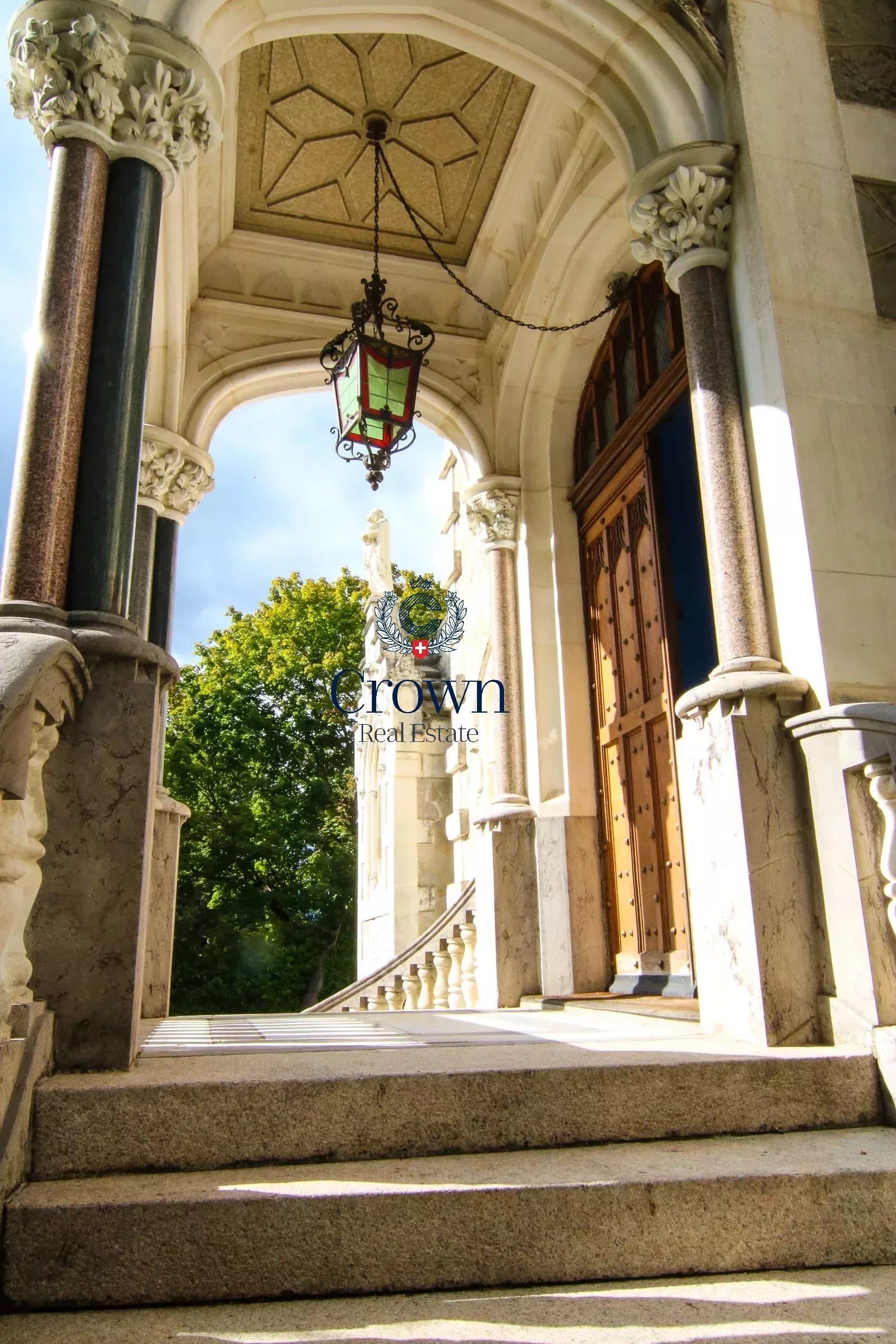 Stunning Tudor Revival Château With Lake Geneva Views 2