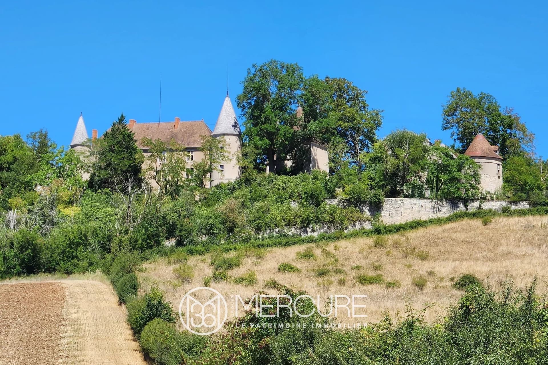 Authentic XIII-XVI Century Château With Spectacular Views Over The Sioule Valley