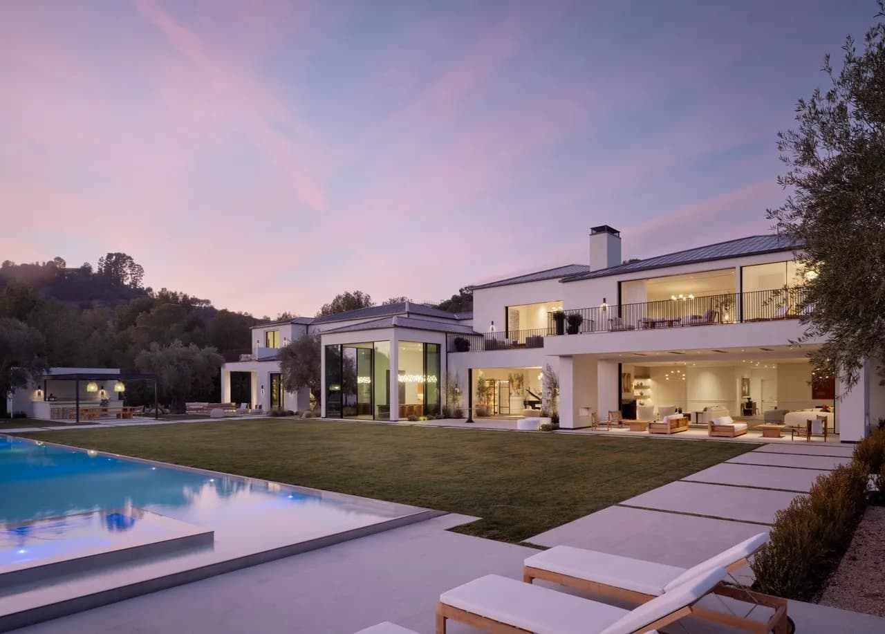 Exceptional Transitional Estate with Sweeping Views and Luxurious Amenities