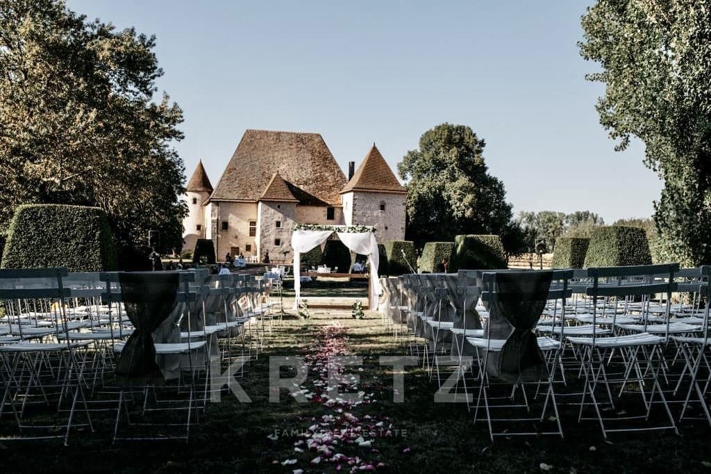 16th Century Château With Pool, Tennis Court, And Outbuildings