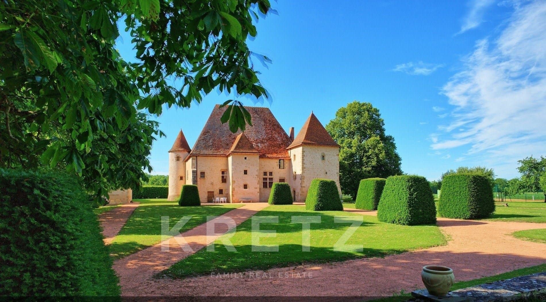 16th Century Château With Pool, Tennis Court, And Outbuildings 4