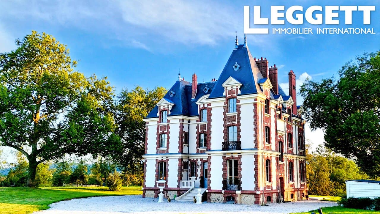 Elegant 19th Century Château With Equestrian Facilities In Normandy 2