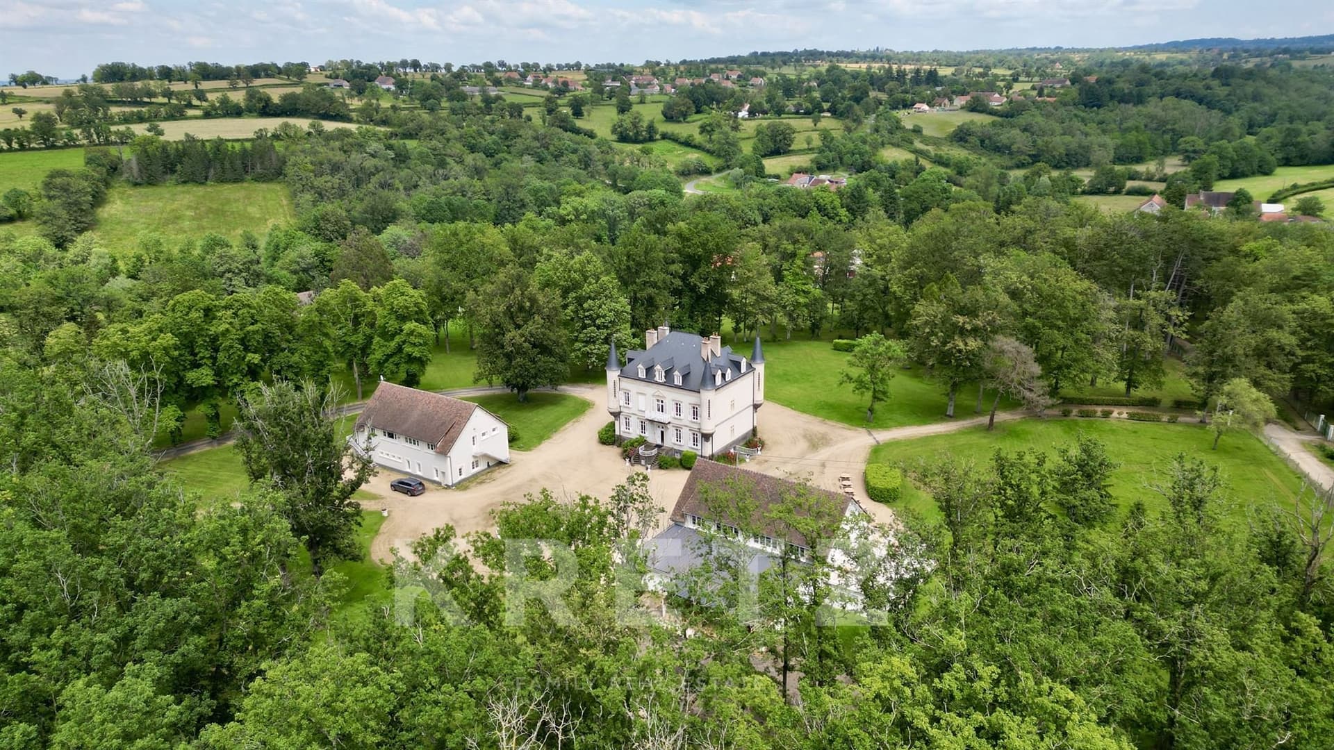 Renovated Château With 570 Sqm Living Space And 30 Hectare Park