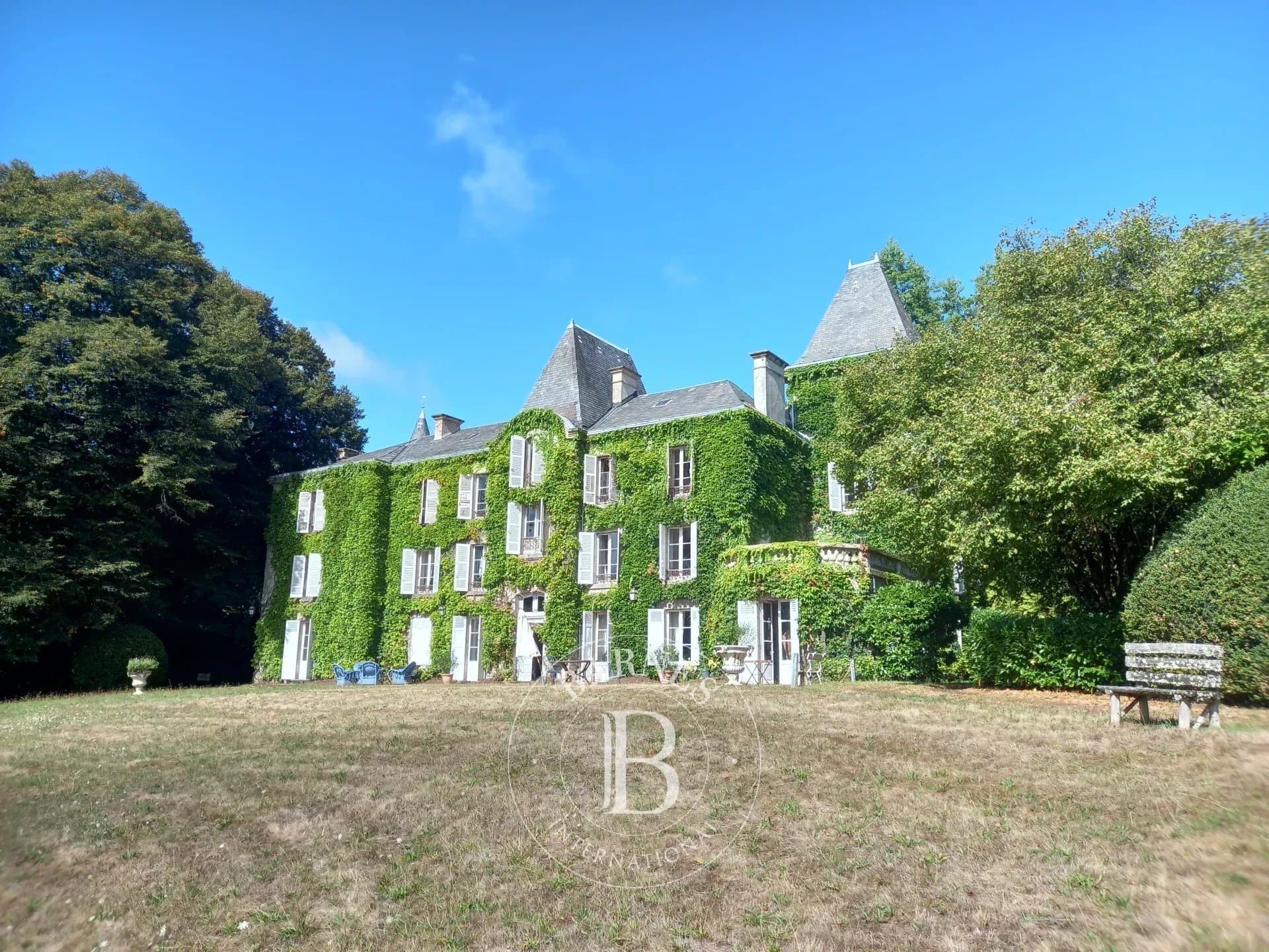 Château with 533 Sqm Living Space and 10 Bedrooms in a 10 Hectare Park — Château for sale in France