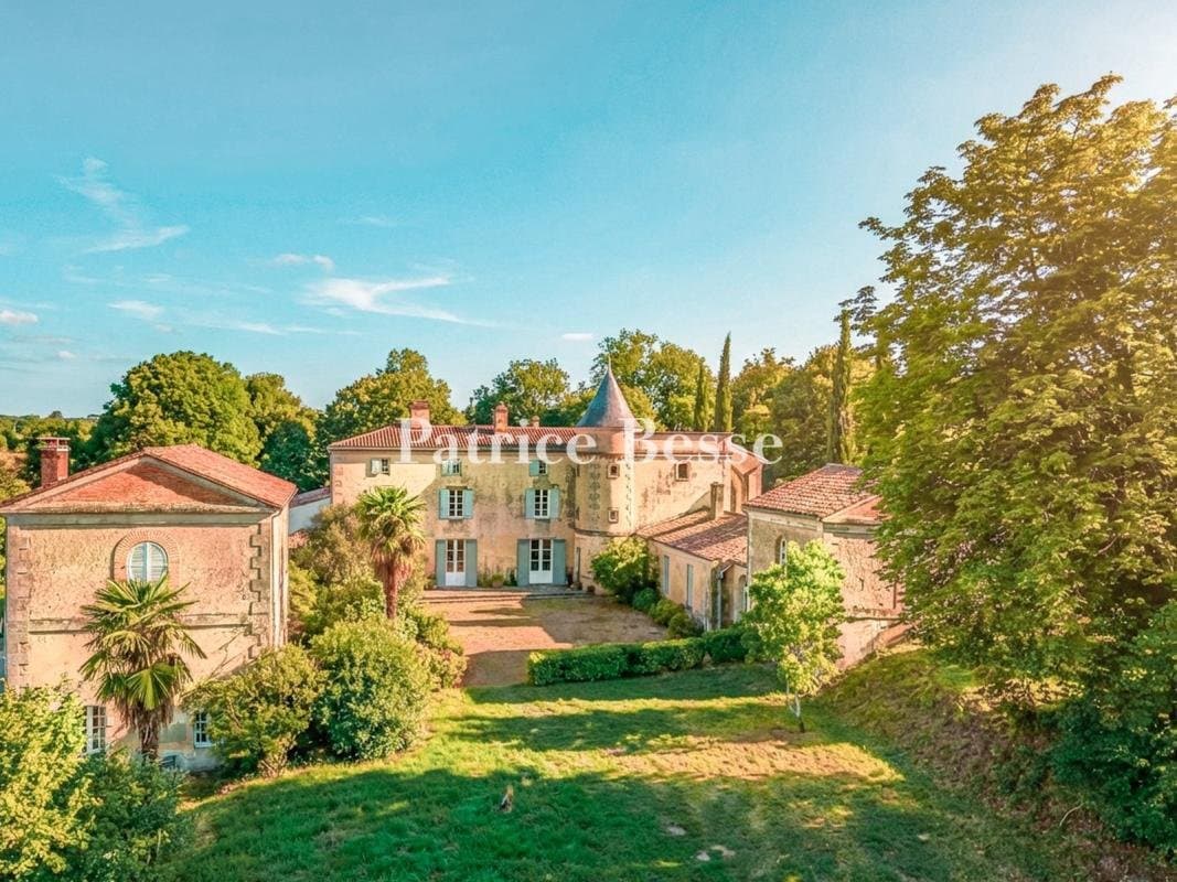 A Medieval Castle Rebuilt In The 19th Century, With A Historical Wine Estate, Near Bordeaux, In 2