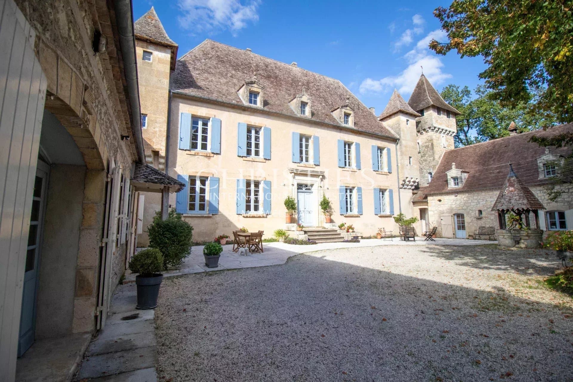 An Exquisite Turreted Chateau Set Amidst Breathtaking Countryside — Medieval Castle for sale in Nouvelle-Aquitaine, France