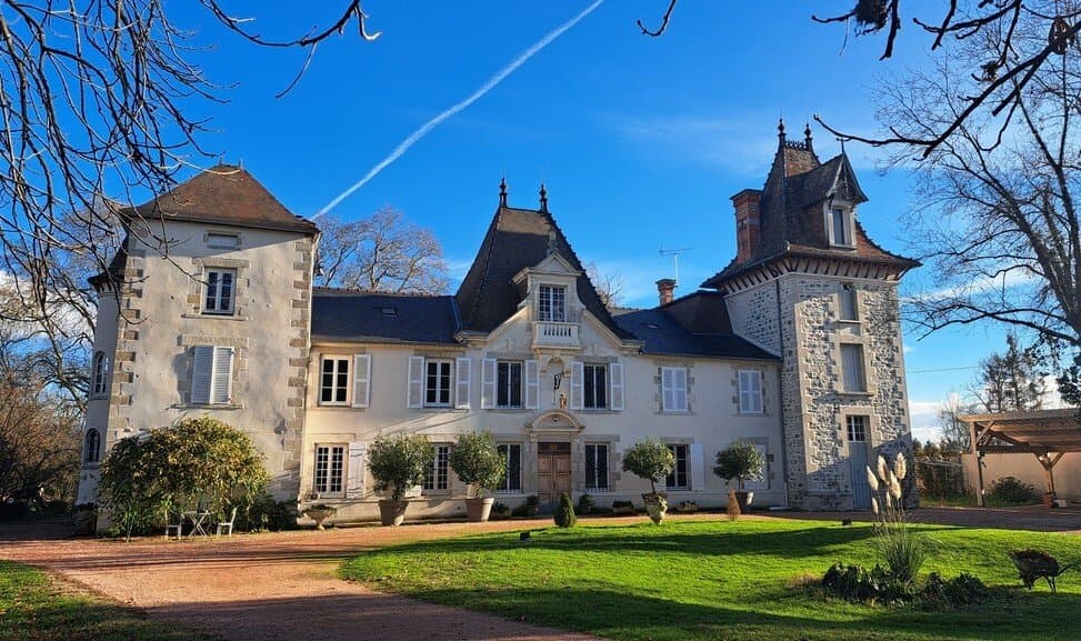 Château With Two Gîtes And Reception Hall. — Medieval Castle for sale in Auvergne-Rhône-Alpes, France