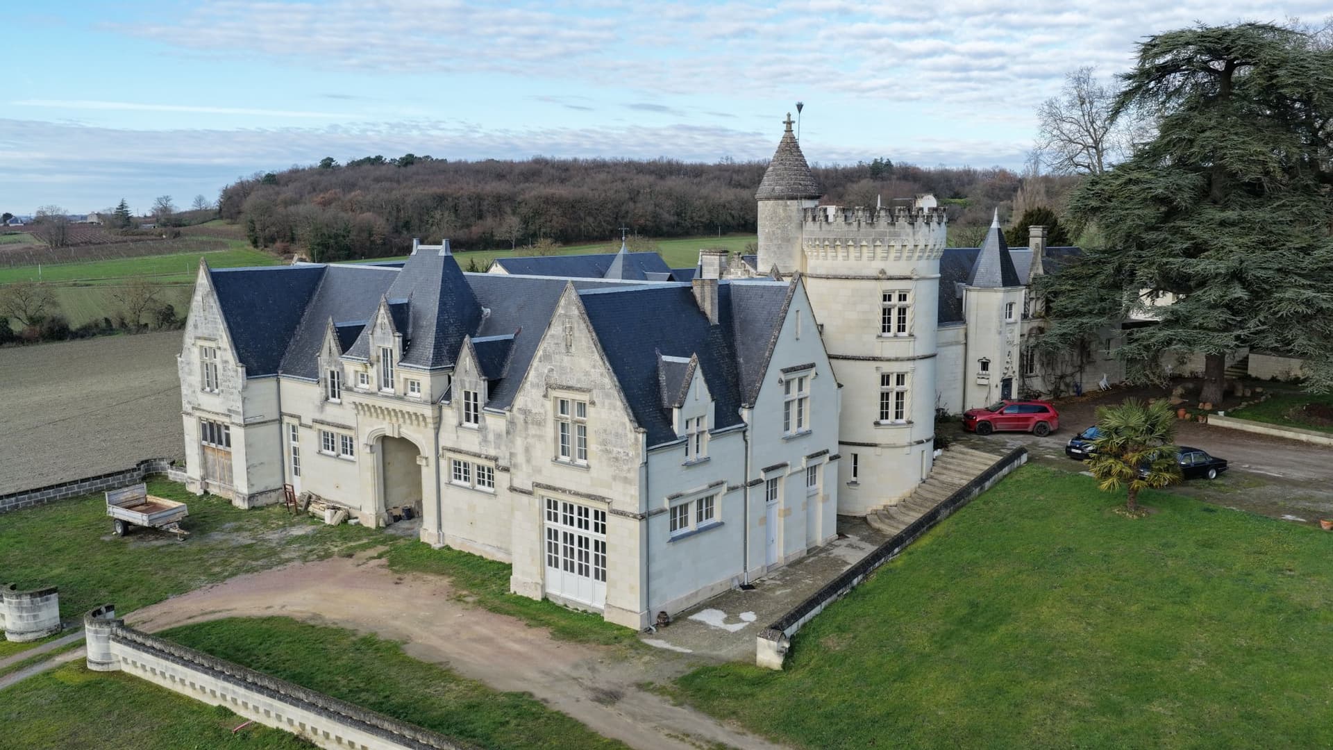 Château With Vineyard – Loire Valley – Aoc Saumur – 19 Ha