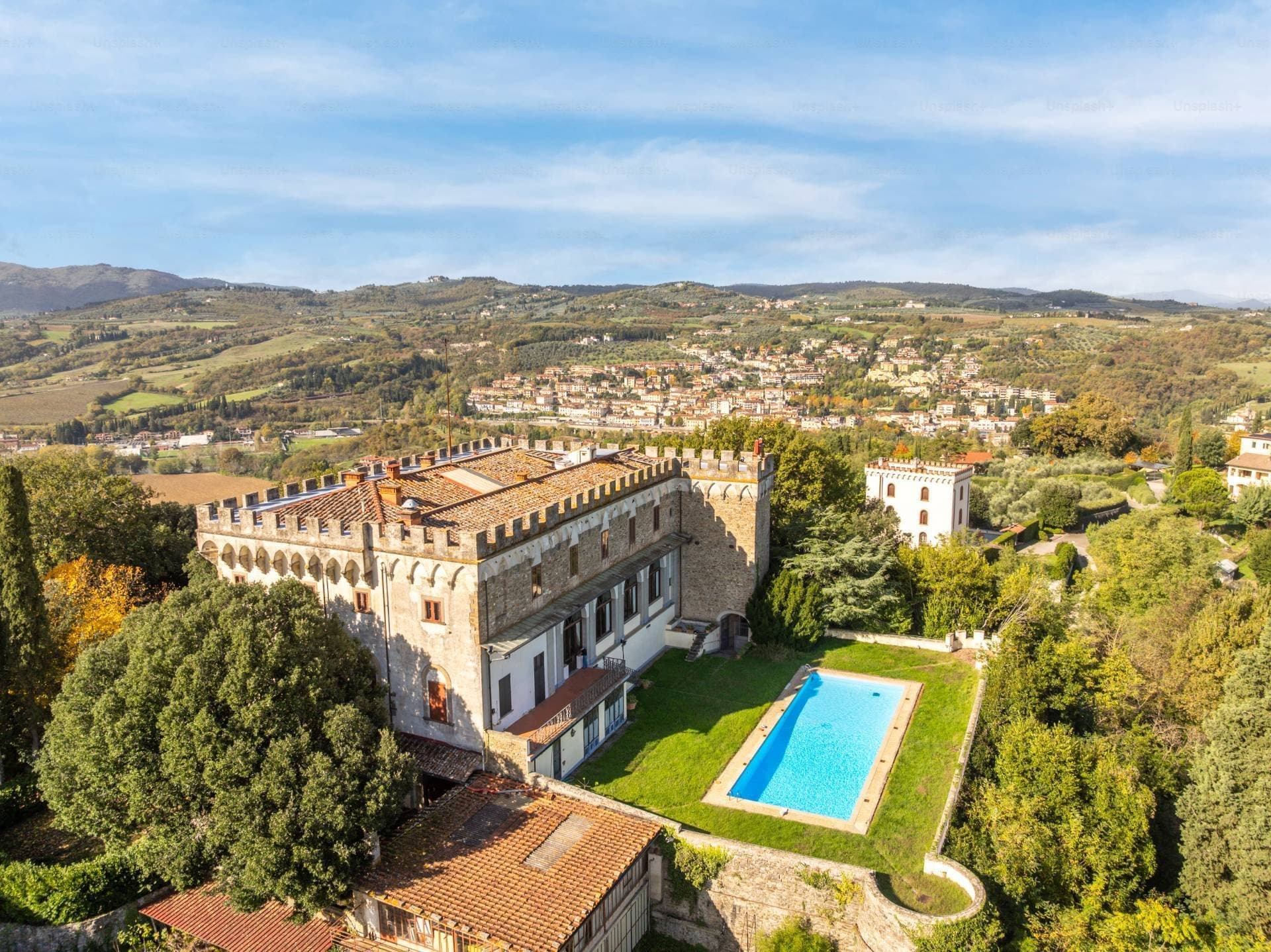 Castello In Vendita A Reggello, San Clemente — Medieval Castle for sale in Tuscany, Italy