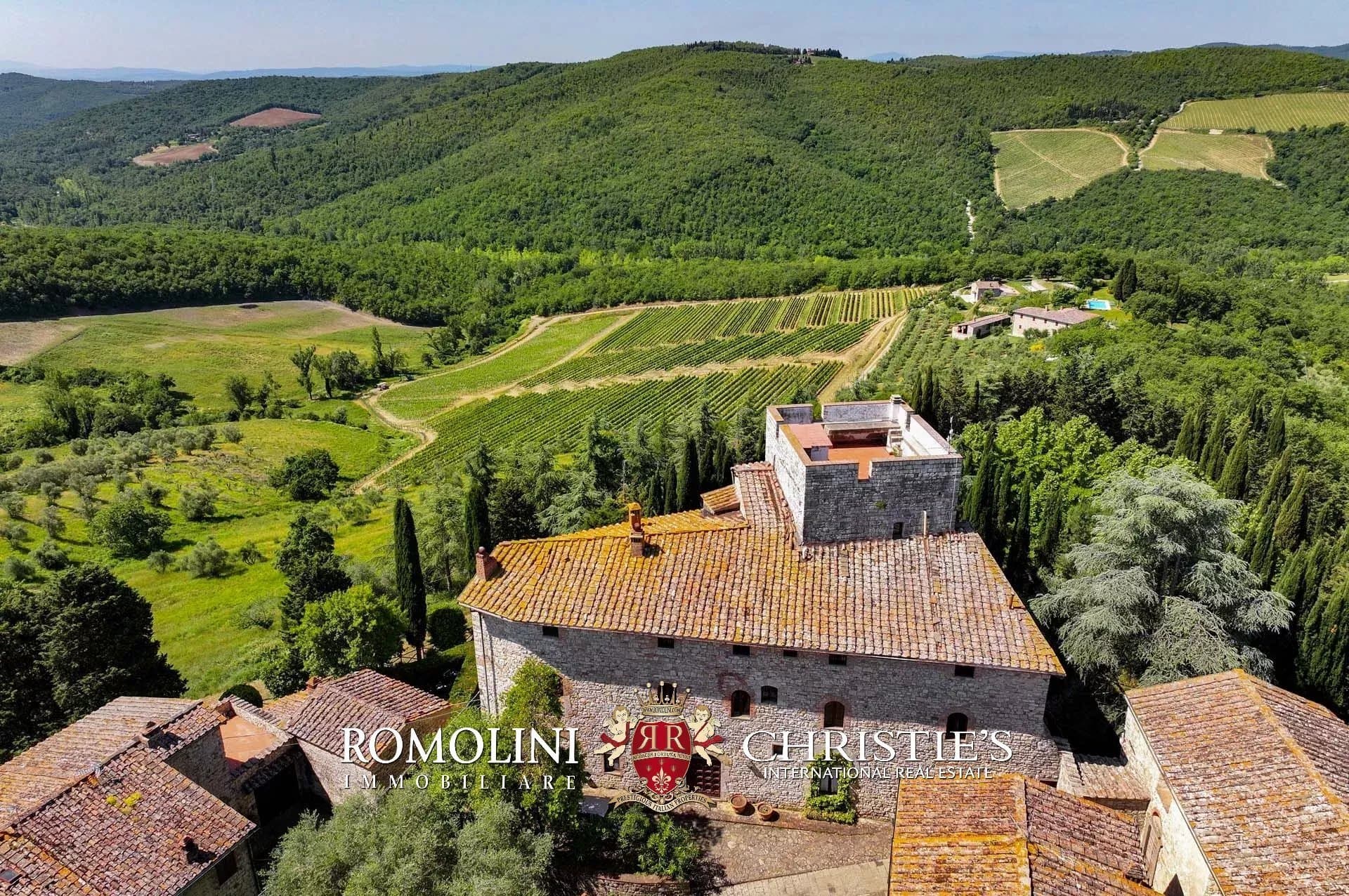 Castle For Sale In A Panoramic Position In Chianti Classico 2