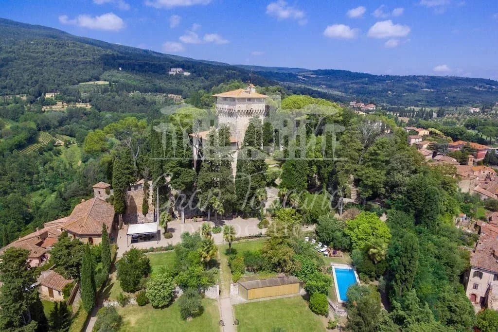 Cetona, Siena; Private Medieval Castle With Swimming Pool For Sale