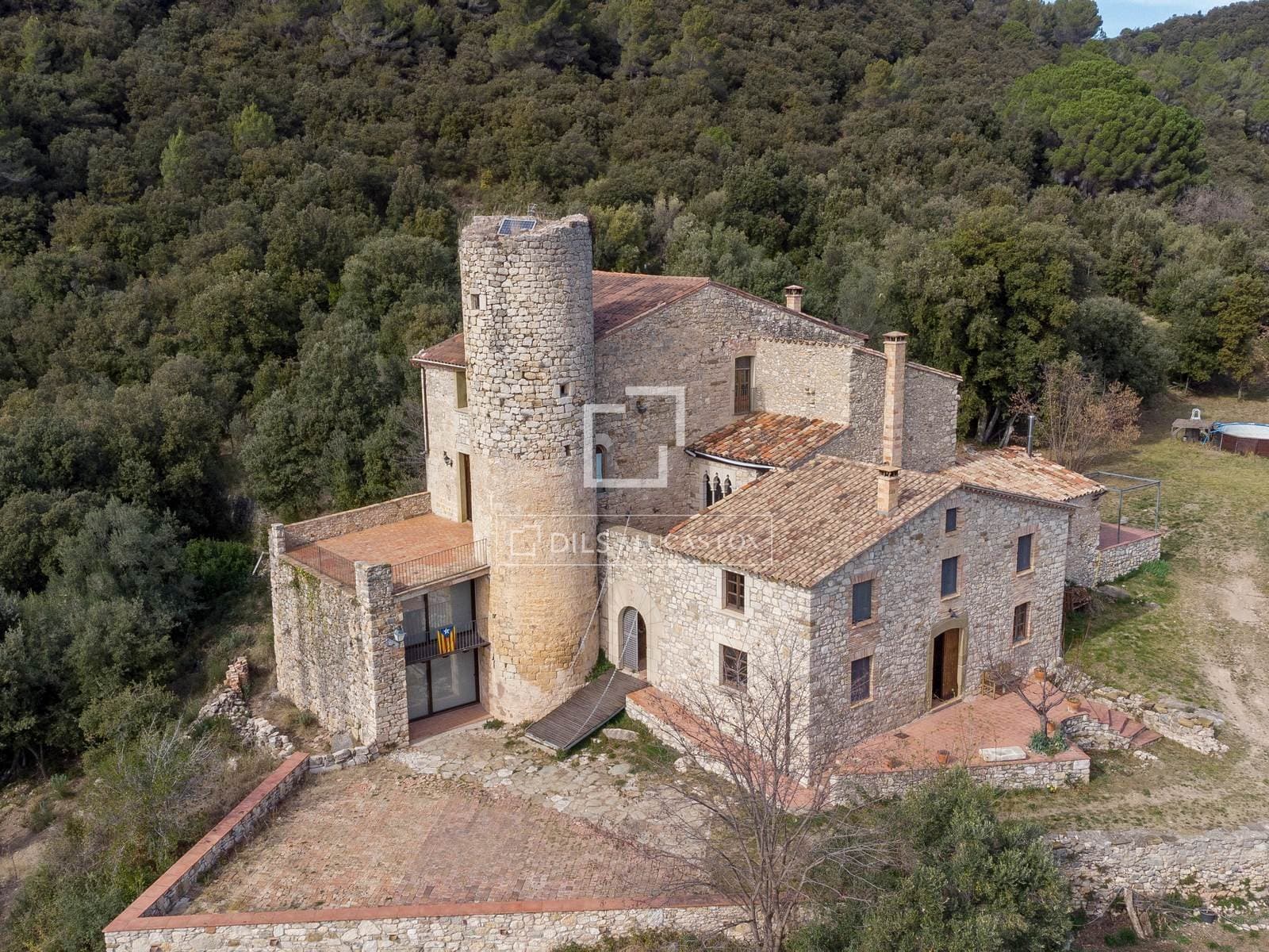 Romanesque Castle From The 10th Century For Sale In La Selva, Girona — Medieval Castle for sale in Catalonia, Spain